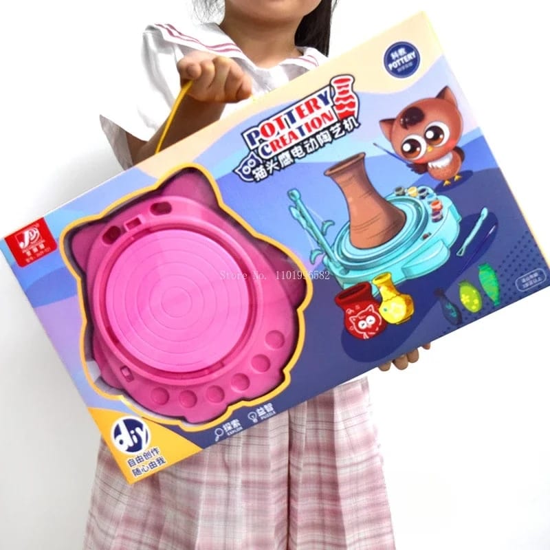 JUEGO DE CERÁMICA PARA PEQUEÑOS ARTISTAS